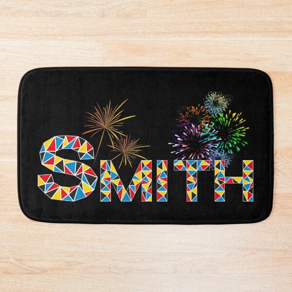 Artikelvorschau, Smith Family Geschenk oder Geschenk Monogram Sticker Sign T-Shirt zeigt stolze Familienmerkmale in Pink entworfen und verkauft von Faelee.