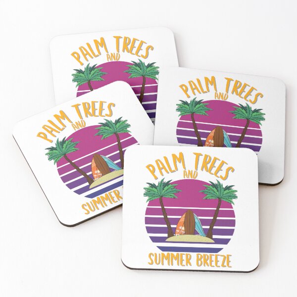 Item preview, palm trees and summer breeze vintage sunset by dsrdirect designed and sold by dsrdirect.