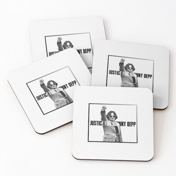 Item preview, Limited Edition - Justice For Johnny Depp Black and white -| Perfect Gift designed and sold by sheriomary.