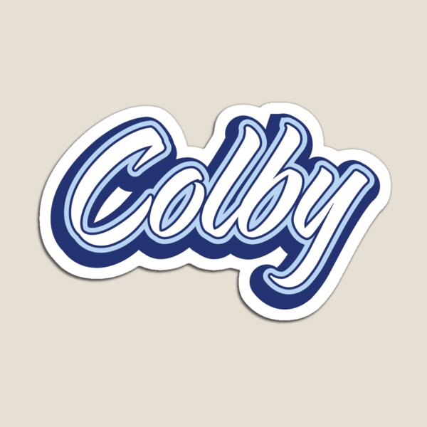 Item preview, Colby College Script designed and sold by Atomic Ducky.