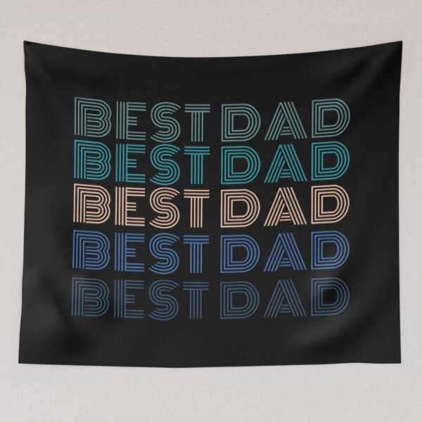 Item preview, Best Dad Retro Colorful designed and sold by DeeCeeFashion.