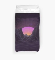 80s Retro Vaporwave Duvet Cover