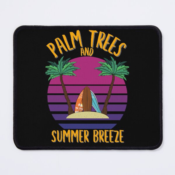 Item preview, palm trees and summer breeze vintage sunset by dsrdirect designed and sold by dsrdirect.