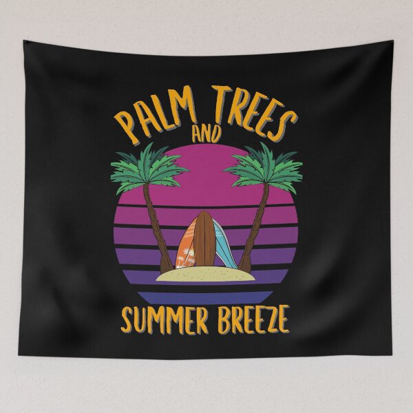 Item preview, palm trees and summer breeze vintage sunset by dsrdirect designed and sold by dsrdirect.