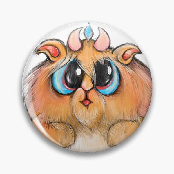 Item preview, Ginger Monty, Cute monster with magical powers designed and sold by AnadinArtwork.