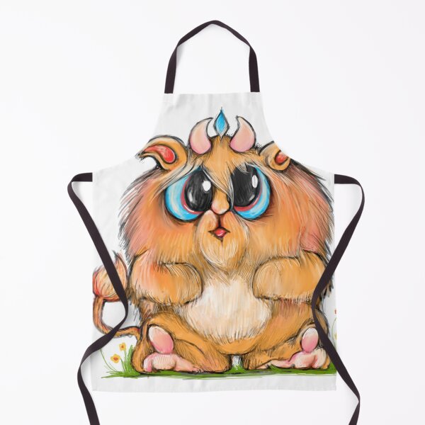 Item preview, Ginger Monty, Cute monster with magical powers designed and sold by AnadinArtwork.