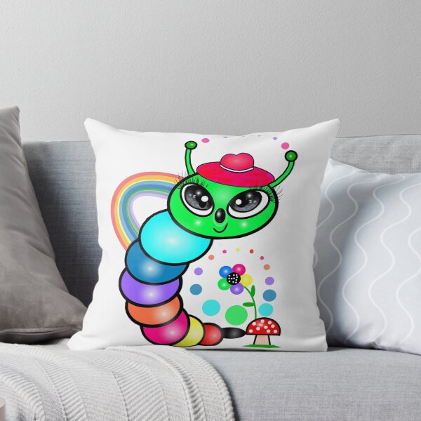 Item preview, Colorful worm  designed and sold by Shirley cute art .