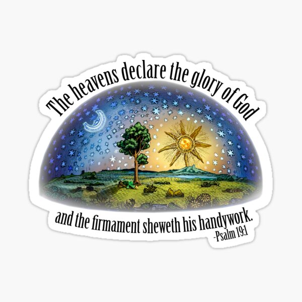 Psalm 19:1 Vinyl Wall Decal by Wild Eyes Signs The Heavens Declare the  Glory of God, The Skies Work of His Hands, Bible Verse Wall Lettering,  Church