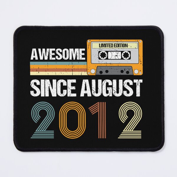 Item preview, Awesome Since August 2012 | Made In 2012 | August Birthday Quotes designed and sold by AMINE  ★★★★★.