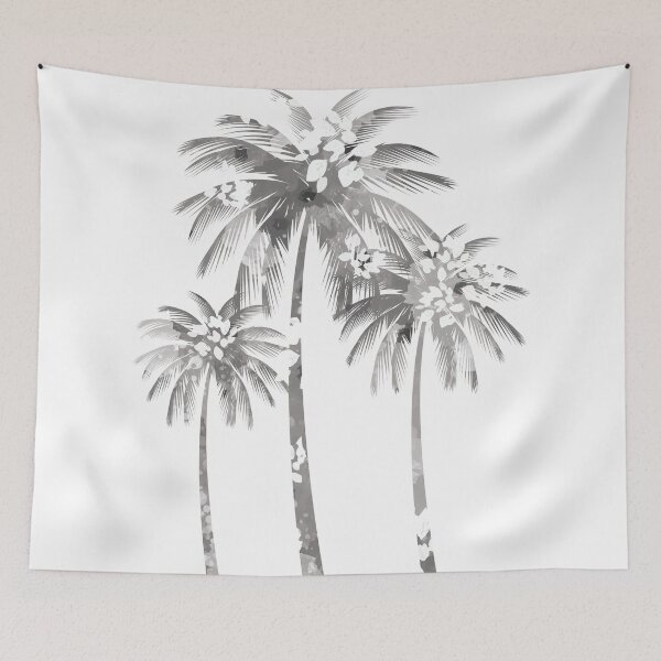 Item preview, Gray Palm Trees  designed and sold by Unaiza Khalid.