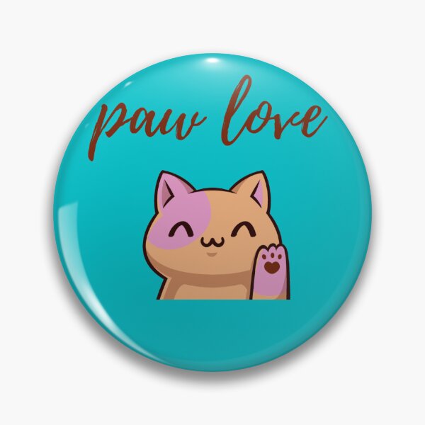 Item preview, Paw Love Kitty-fondo verde azulado designed and sold by defenderA.