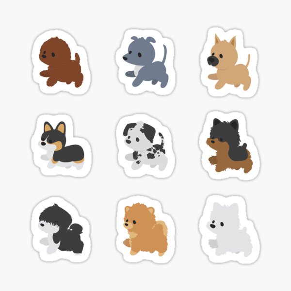 Chibi Puppers vol. 2 Sticker