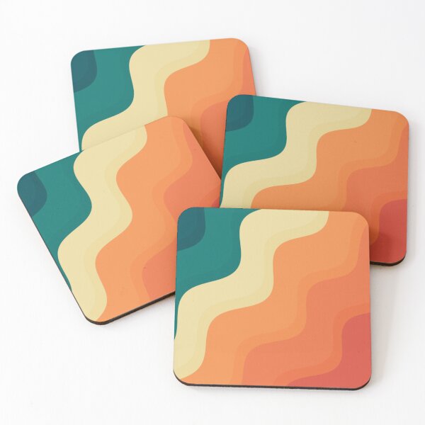 Item preview, Colourful wavy pattern artwork  designed and sold by Bkstores.