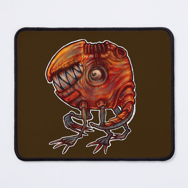 Item preview, Cute Little Red Rusty Monster Creature designed and sold by CreatureSketch.