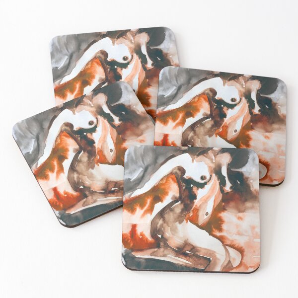 Item preview, Abstract nude, warm tones designed and sold by Marianna Tankelevich.