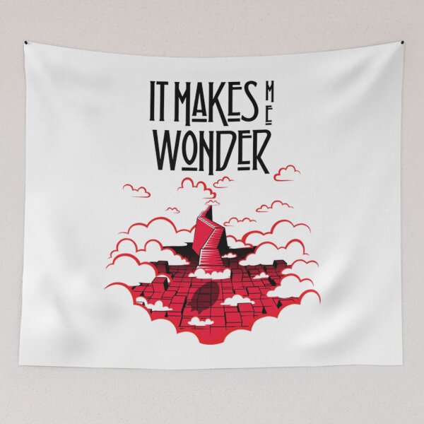 Item preview, Rock T-ShirtIt makes me wonder (red) designed and sold by VanGoloe.