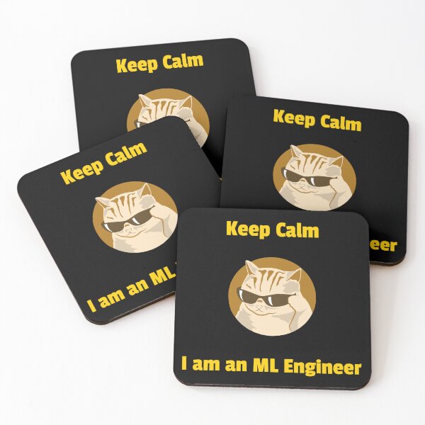 Item preview, Keep Calm - I am an ML Engineer designed and sold by deffro.