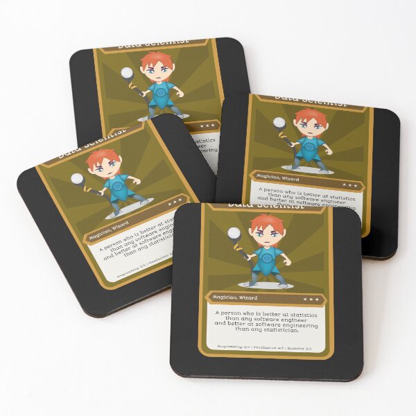 Item preview, Data Scientist as a Card Character designed and sold by deffro.