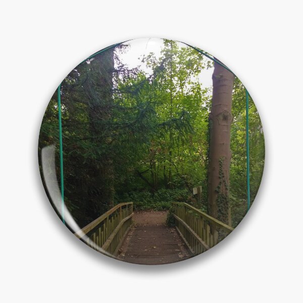 Item preview, #197 |☼| Metal Arch, With Wood Bridge Between Two Trees (Elsham Hall, Gardens & Country Park) designed and sold by Naean H.F. (Nez Man).
