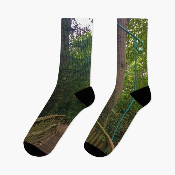 Item preview, #197 |☼| Metal Arch, With Wood Bridge Between Two Trees (Elsham Hall, Gardens & Country Park) designed and sold by Naean H.F. (Nez Man).