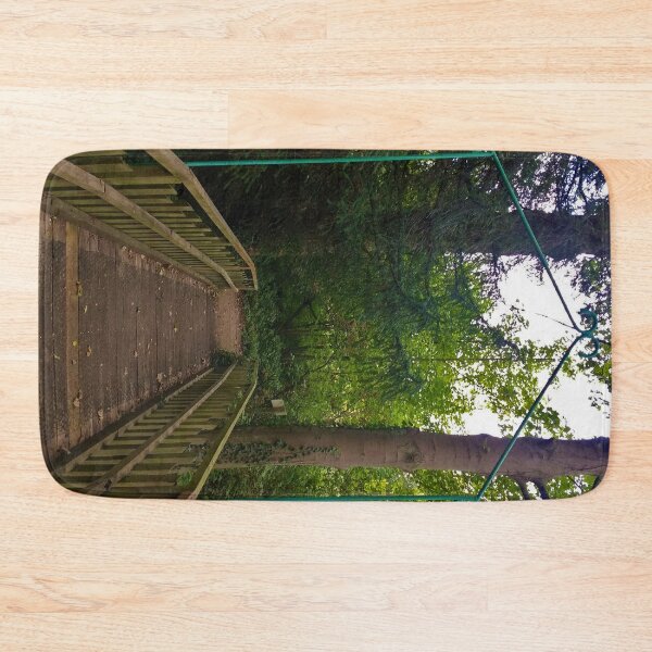 Item preview, #197 |☼| Metal Arch, With Wood Bridge Between Two Trees (Elsham Hall, Gardens & Country Park) designed and sold by Naean H.F. (Nez Man).