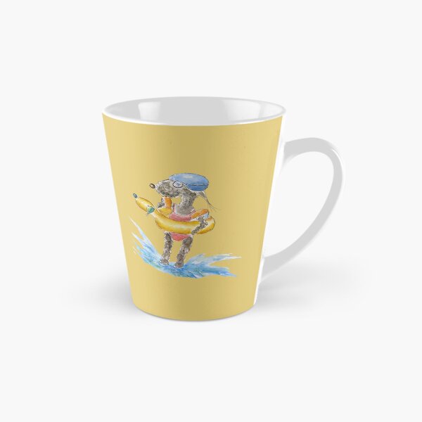 Item preview, Dog on Beach wearing swimsuit, Bedlington Terrier Dog designed and sold by The Quaint and Quirky.