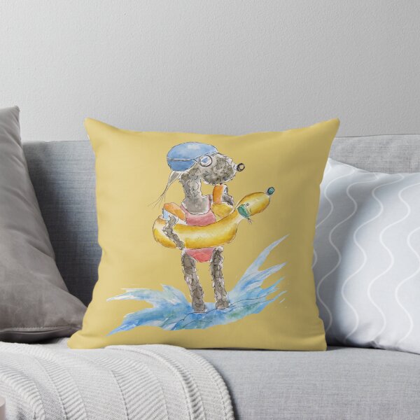 Item preview, Dog on Beach wearing swimsuit, Bedlington Terrier Dog designed and sold by The Quaint and Quirky.