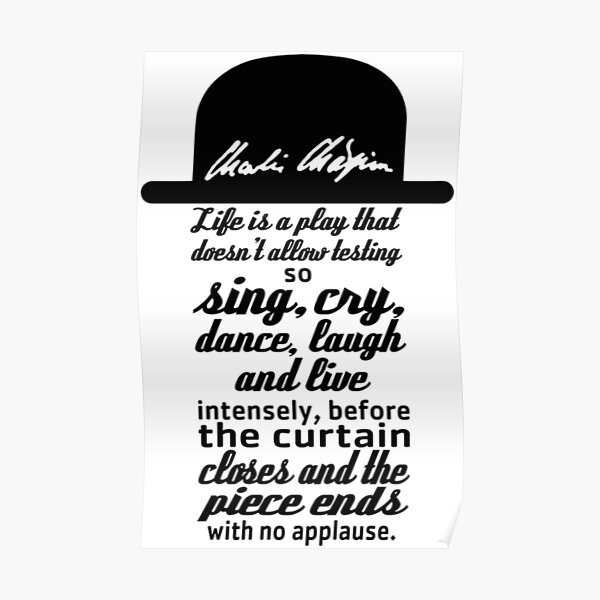Charlie Chaplin Idée Poster