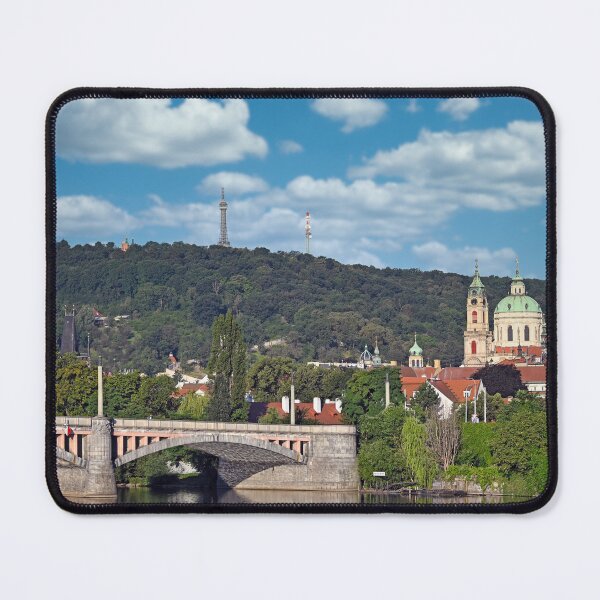 Item preview, Old buildings and churches in Prague Vltava river designed and sold by goceris.