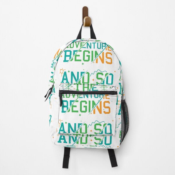 Item preview, And So The Adventure begins Motivational Text art designed and sold by feel-free-store.