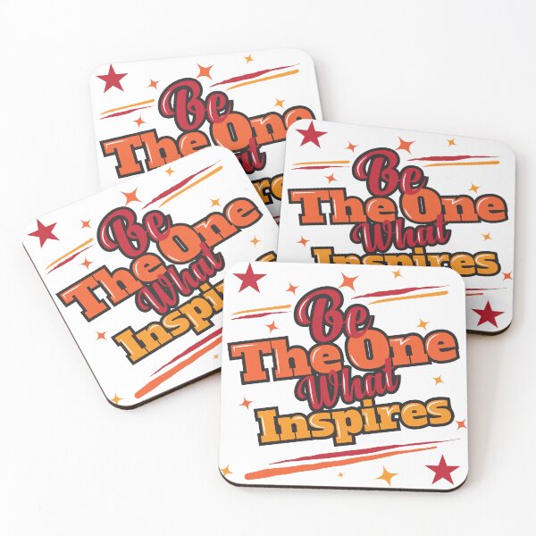 Item preview, Be The One What Inspires, motivational quote text designed and sold by feel-free-store.