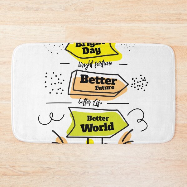Item preview, Bright Day better future better world road sign designed and sold by feel-free-store.