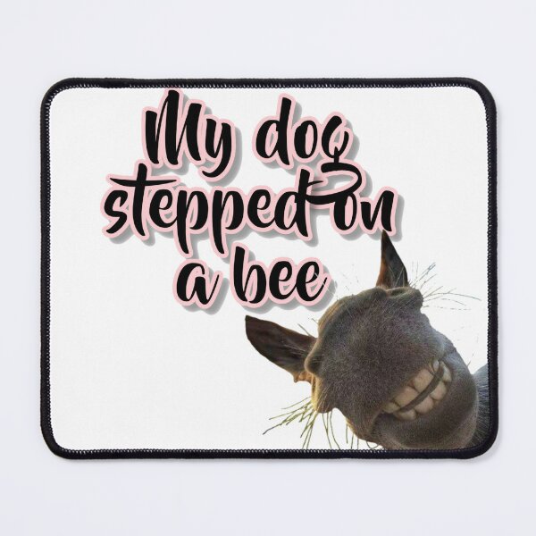 My dog stepped on a bee Postcard for Sale by LukjanovArt