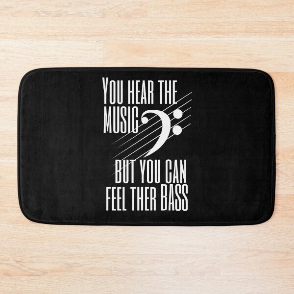 Item preview, You Hear The Music But You Feel The Bass As A Bass Player For Bass Lovers designed and sold by Funwithmusic.