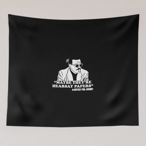 Item preview, Limited Edition - Maybe They're Hearsay Papers, Justice for Johnny Depp| Perfect Gift designed and sold by sheriomary.