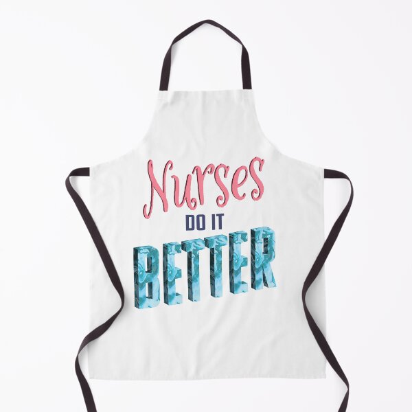 Item preview, Nurses Do It Better - Funny 3d Marble Letter Design designed and sold by med-artist.