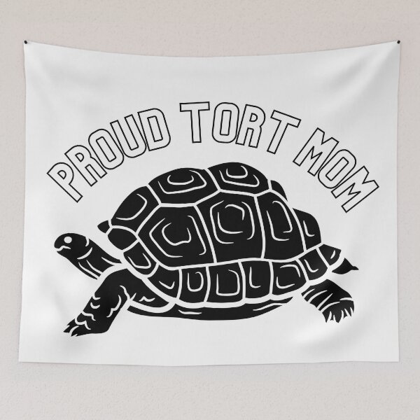 Item preview, Proud Sulcata Tortoise Mom Cartoon Print designed and sold by TeamManja.