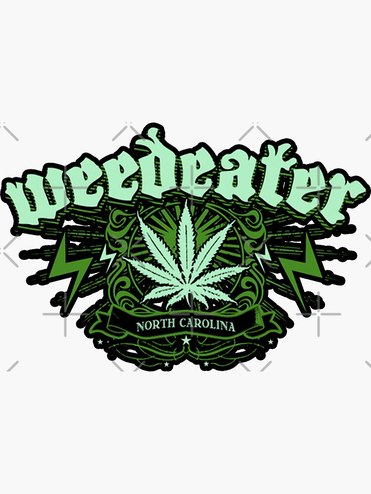 &ldquo;WEEDEATER&rdquo; Sticker by KINGMELSKOP | Redbubble