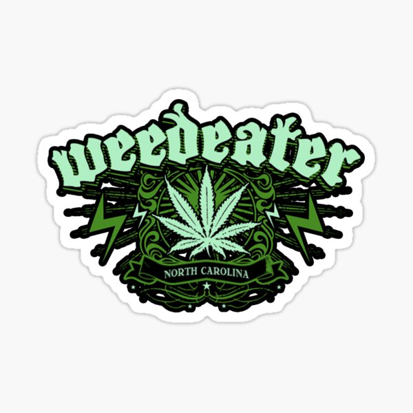 “WEEDEATER” Sticker by KINGMELSKOP | Redbubble