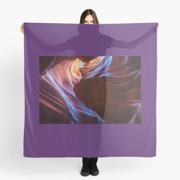 Different shades of purple at Antelope Canyon Scarf
