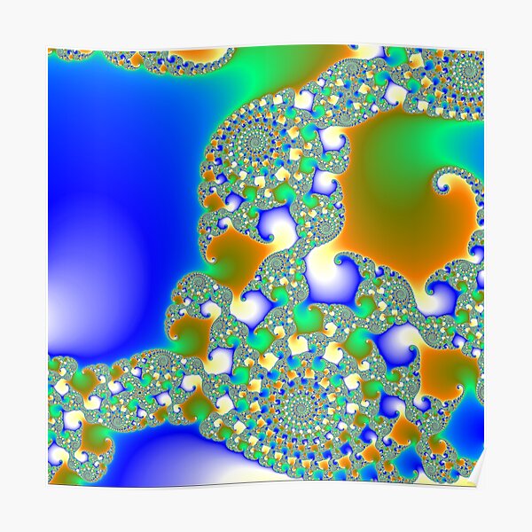 Galaxy: Mandelbrot Fractal! Poster