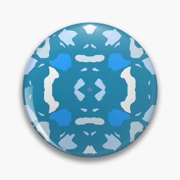 Item preview, Blue Blobs Repeat Abstract Design designed and sold by AMSonArt.