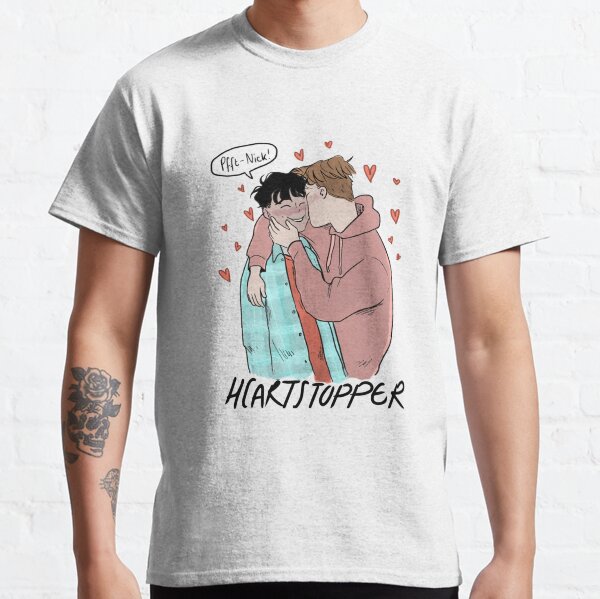Item preview, Heartstopper Nick and Charlie cute hugs designed and sold by RenSino.