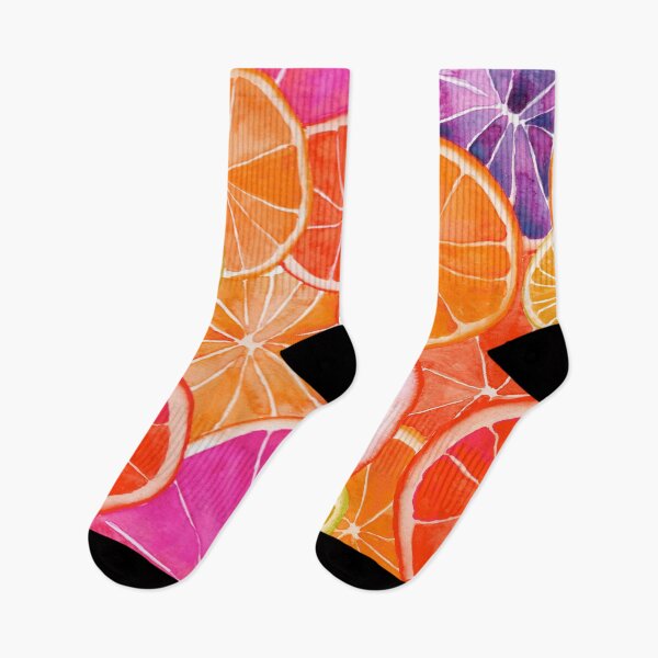 Item preview, Vibrant Orange Citrus Pattern designed and sold by Ann Umer.