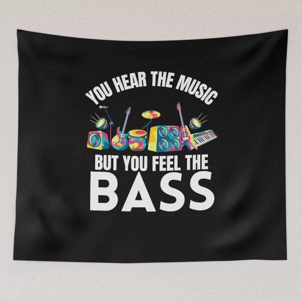 Item preview, You Hear The Music But You Feel The Bass As A Bass Player For Bass Lovers designed and sold by Funwithmusic.