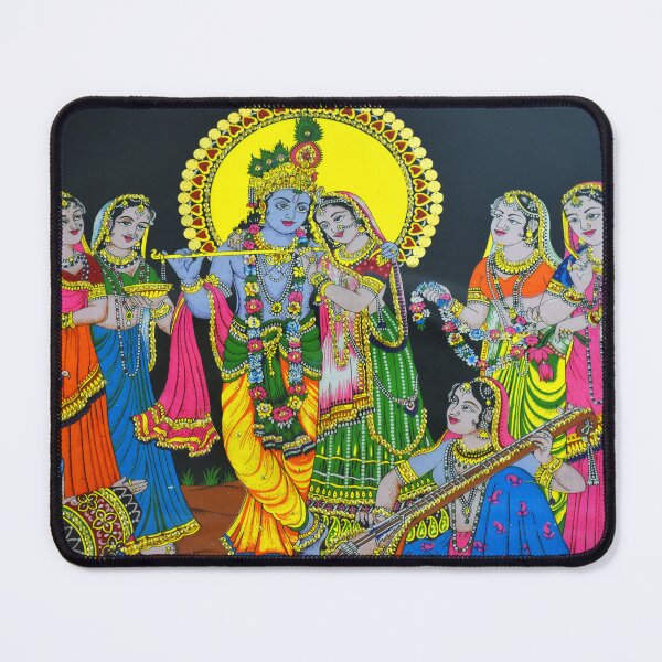 Item preview, Krishna and Radha Lord with Flute Hare Krishna  designed and sold by tanabe.