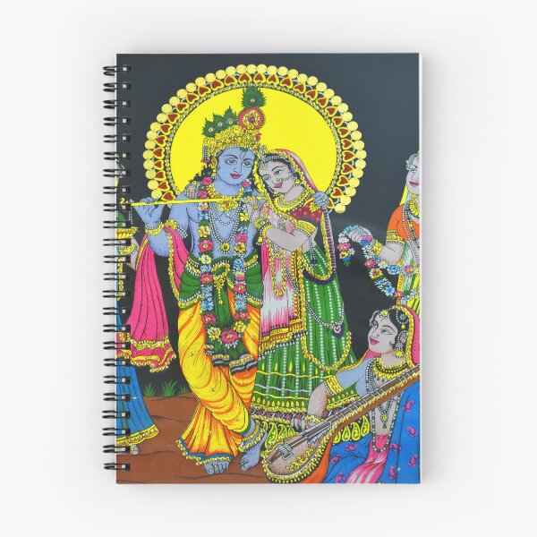 Item preview, Krishna and Radha Lord with Flute Hare Krishna  designed and sold by tanabe.