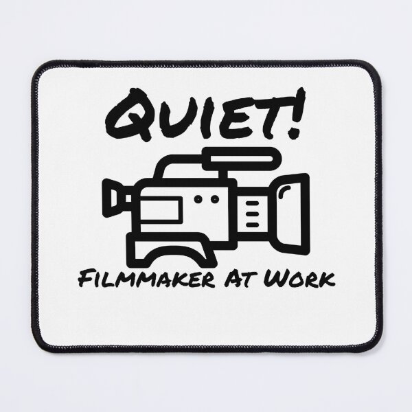 Item preview, Quiet! Filmmaker At Work designed and sold by RoundOneMiles.