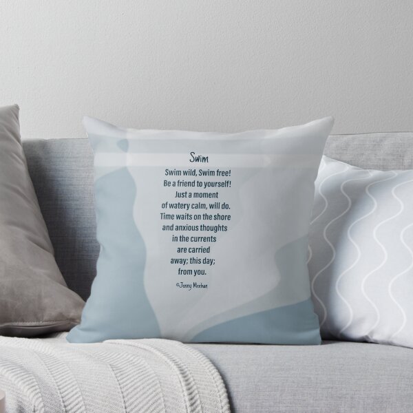 Item preview, Wild Swimming Poem Art Print  by Jenny Meehan  designed and sold by Jenny Meehan Art Prints and Patterns  .
