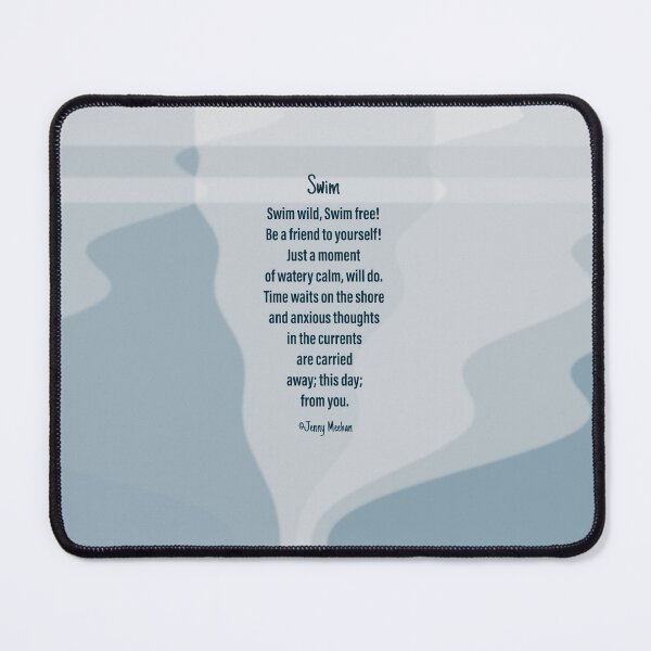 Item preview, Wild Swimming Poem Art Print  by Jenny Meehan  designed and sold by Jenny Meehan Art Prints and Patterns  .